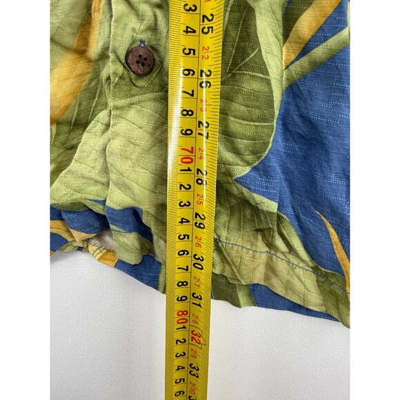 Tommy Bahama Hawaiian Shirt Mens XL Silk Floral AOP Camp Beach Vacation - Picture 6 of 6